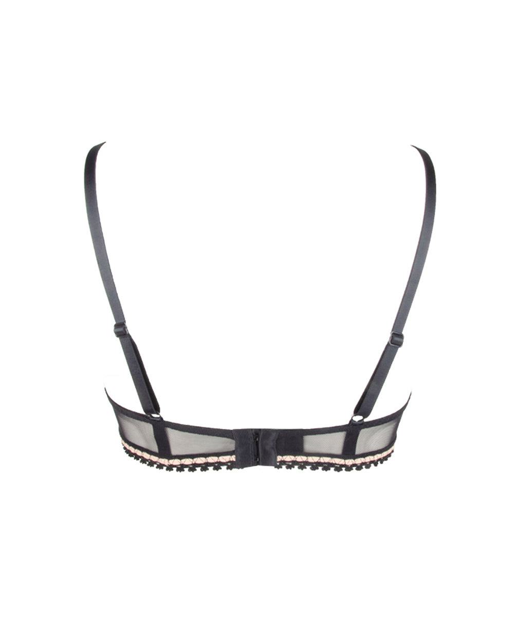 Soutien-gorge coque Antigel de Lise Charmel Sexy résille Noir nude ECG8060-NN