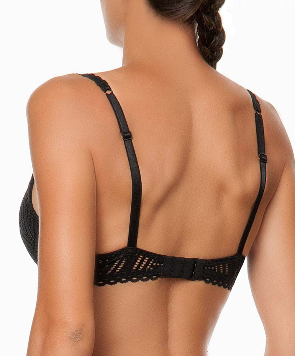 Soutien-gorge coque Antigel de Lise Charmel Tressage Graphic noir ECC3637-3837-TN