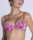 Soutien-gorge coque moulé Lise Charmel Envolée de Fleurs fuchsia ACH8583-EF