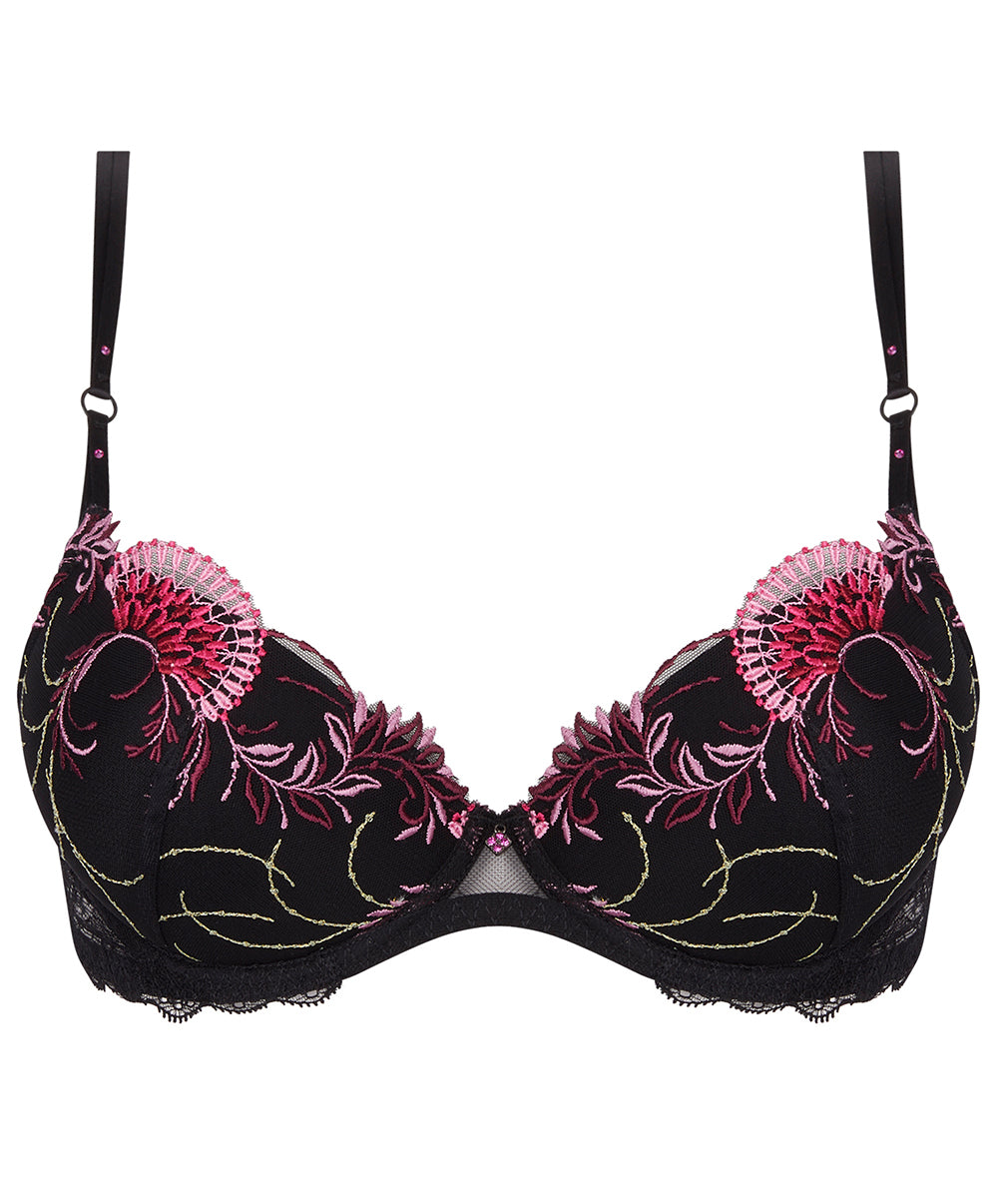 Soutien-gorge coque moulé Lise Charmel Floraison Passion safran rose ACH8586-SR