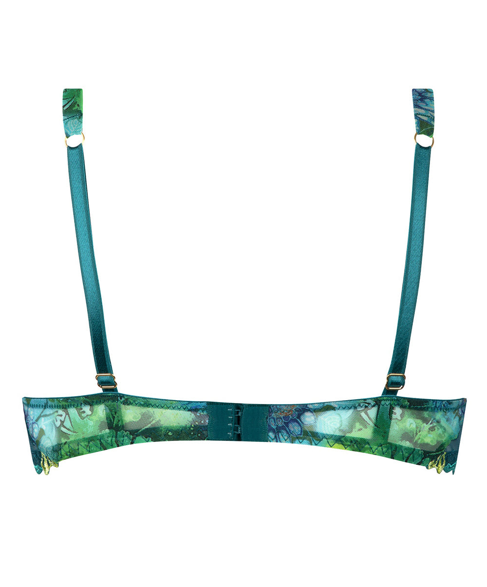 Soutien-gorge coque moulé Lise Charmel Grâce Aquatique floral aqua ACH8593-FA