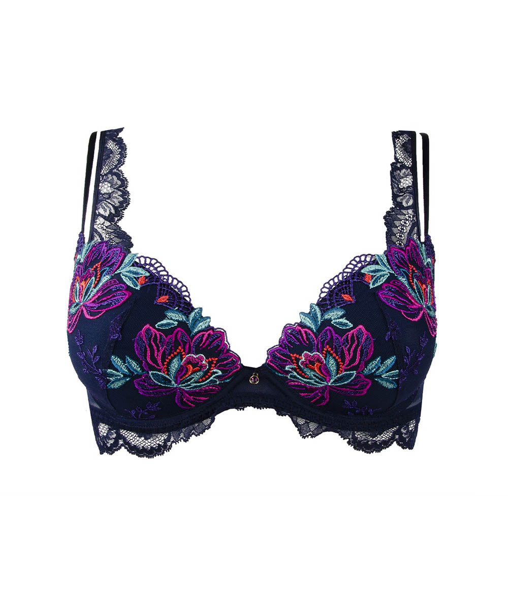 Soutien-gorge coque Lise Charmel Magie saphir Eclosion bleu ACH8511-ES