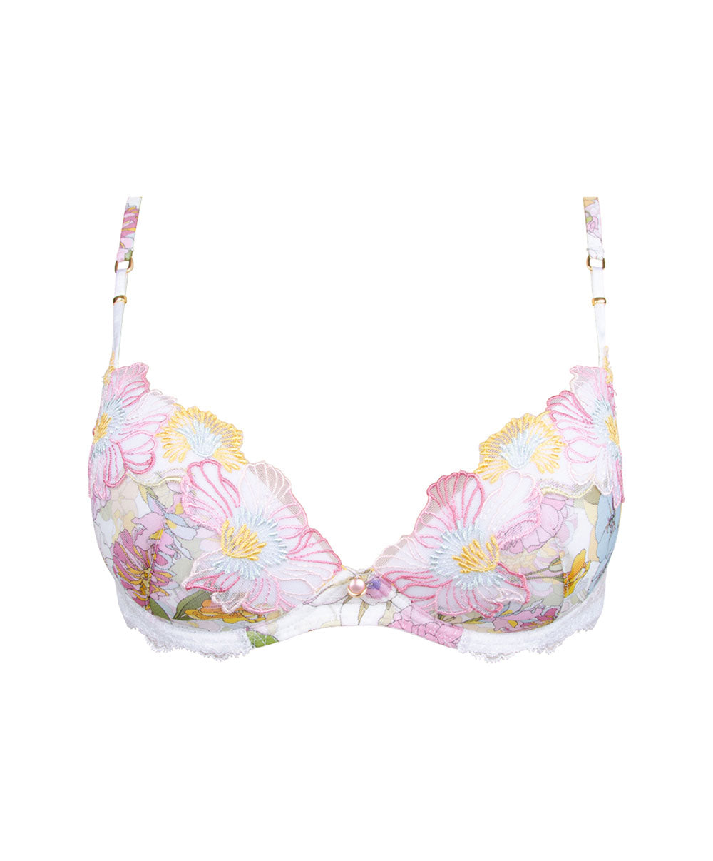 Soutien-gorge coque à fleurs Lise Charmel Féérie Florale pastel floral ACH8525-PF