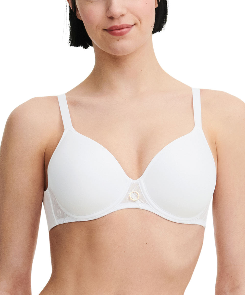 Soutien-gorge coque à mémoire de forme très enveloppant Chantelle Graphic Support blanc C21S60-010