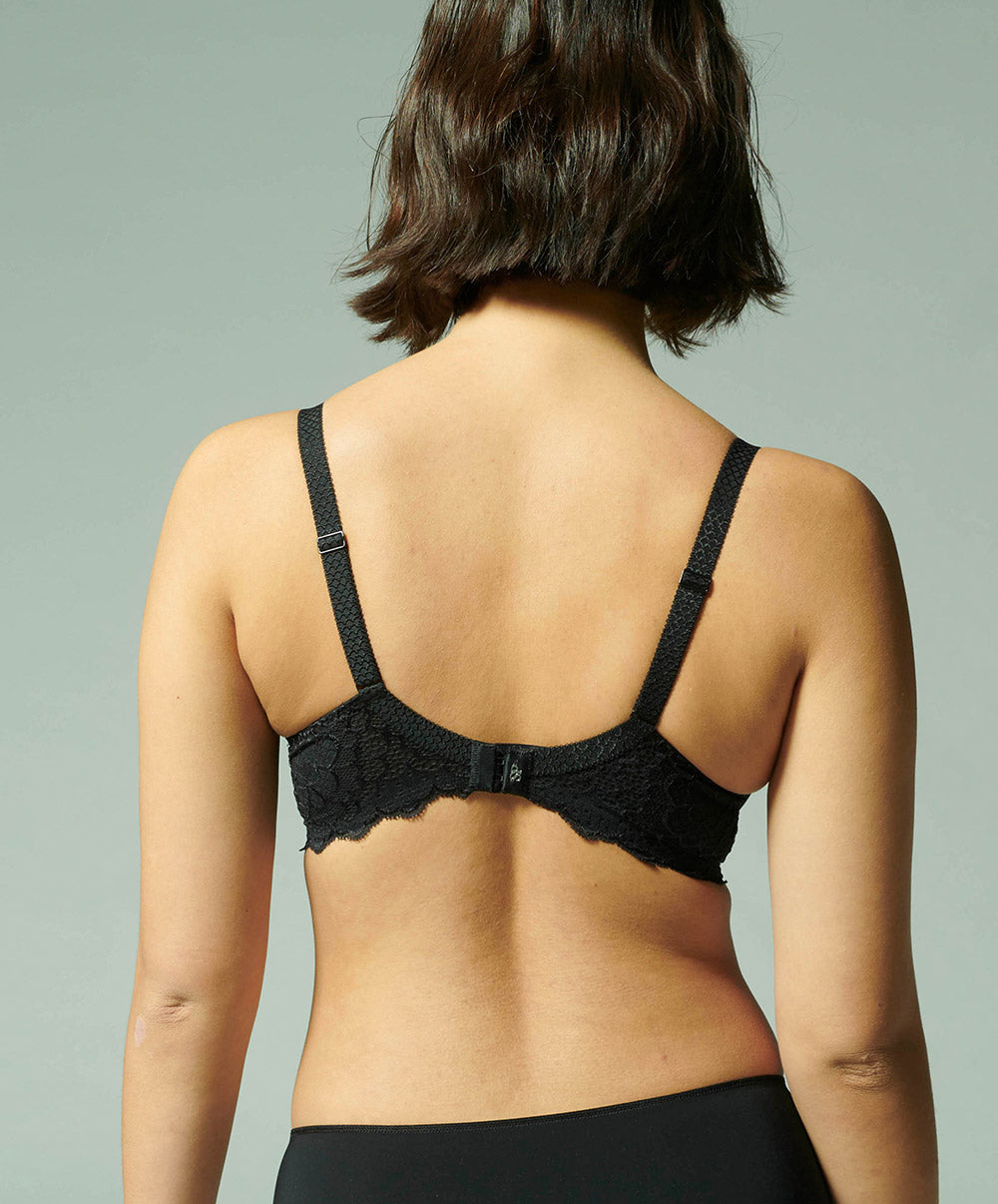 Soutien-gorge coque armatures spacer 3D Simone Pérèle Caresse noir 12A316-015