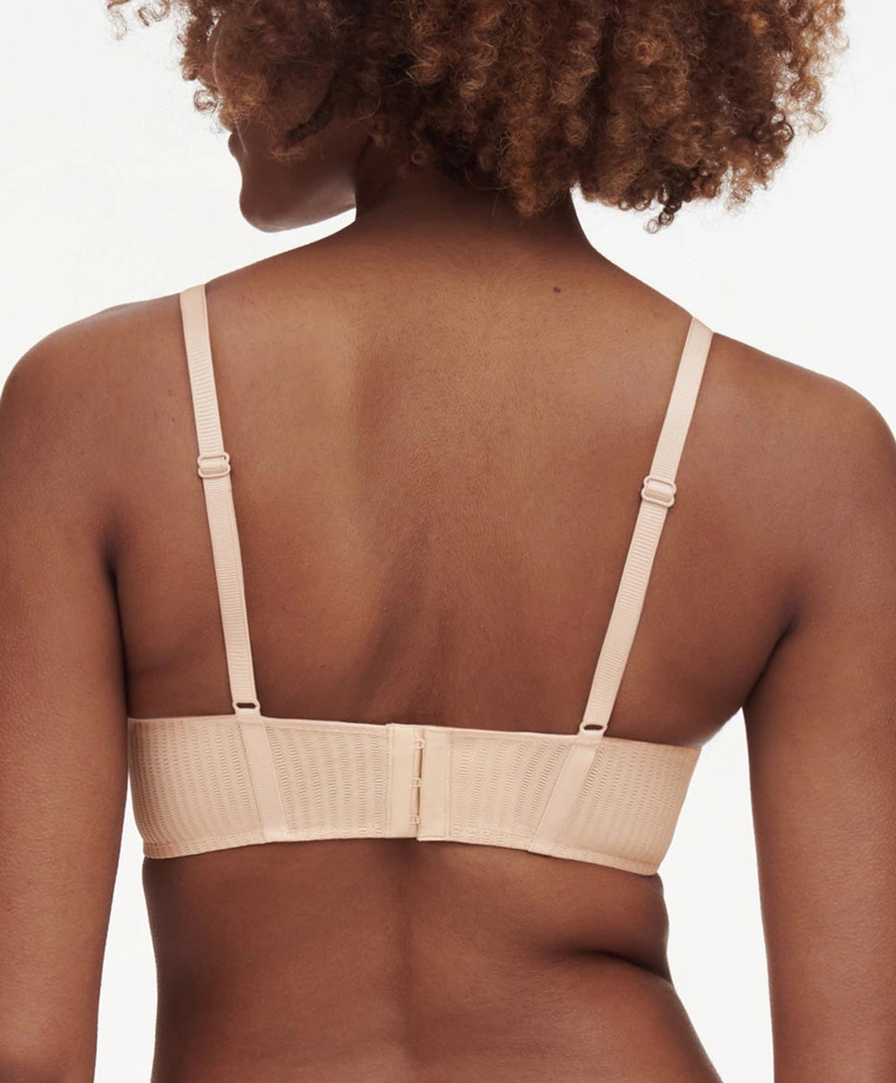 Soutien-gorge coque enveloppant Chantelle Spice clay nude noir C22BN0-0JK