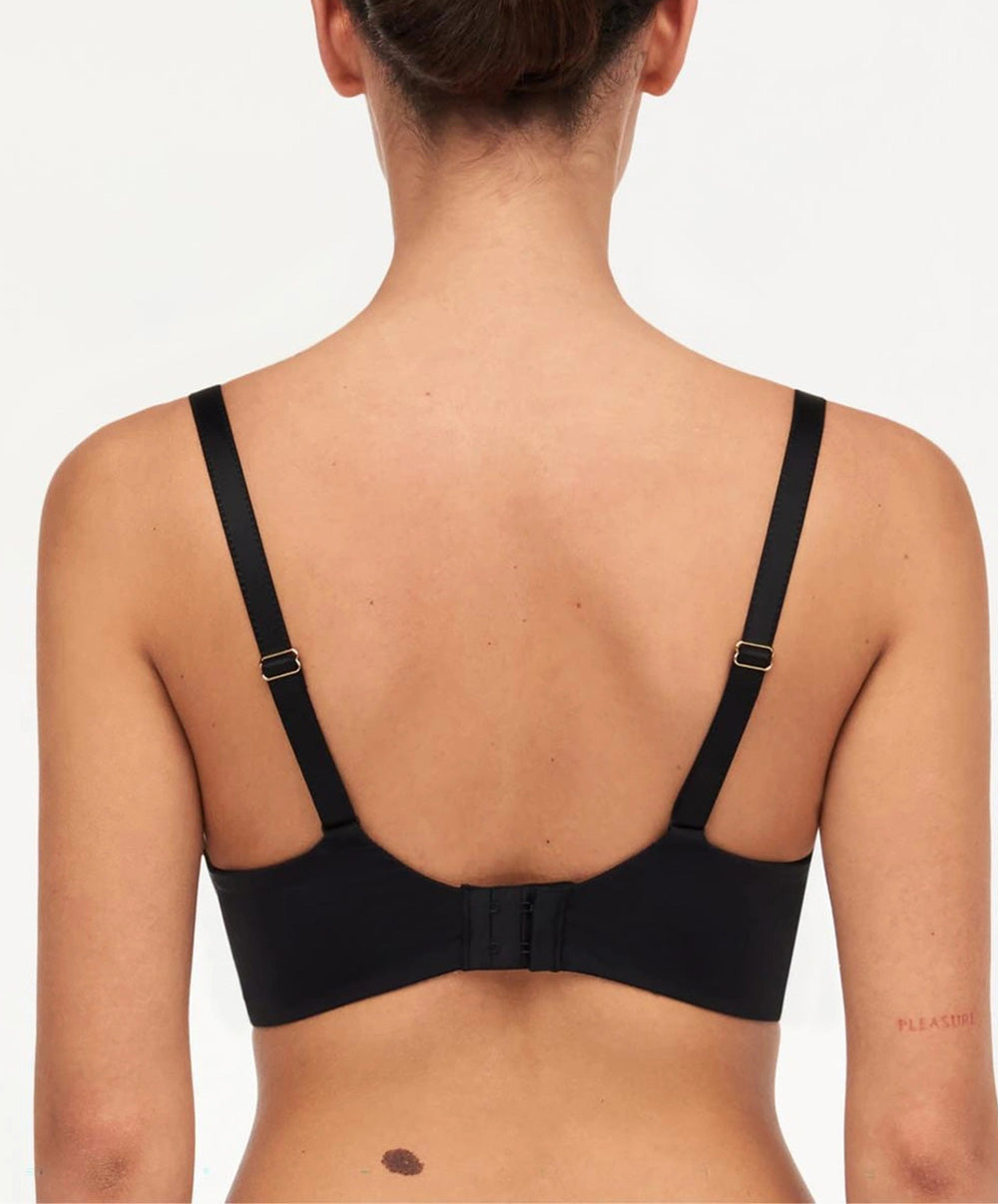 Soutien-gorge coque plongeant Chantelle Orangerie Dream noir C17Q20-011