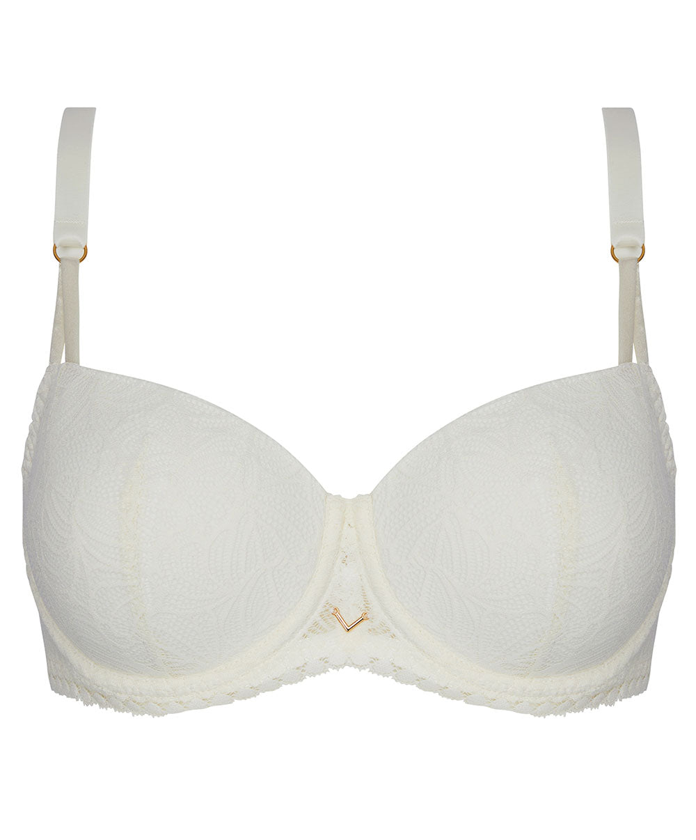 Soutien-gorge coque grande taille Antigel de Lise Charmel Atelier Séduction écru nacre FCH8057-EN 100