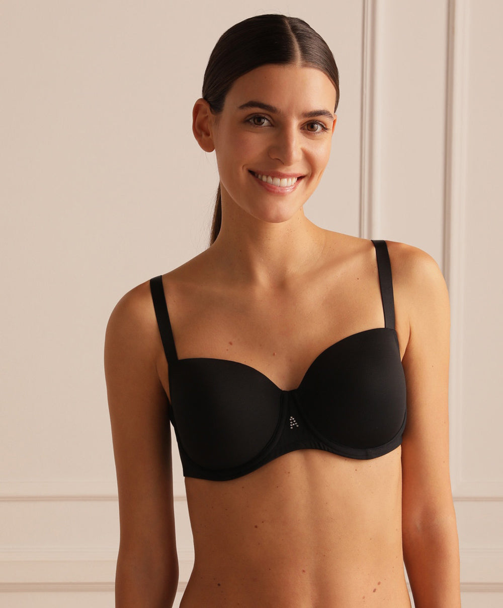 Soutien-gorge coque grande taille Antigel de Lise Charmel Culte Beauté noir FCH8066-NO