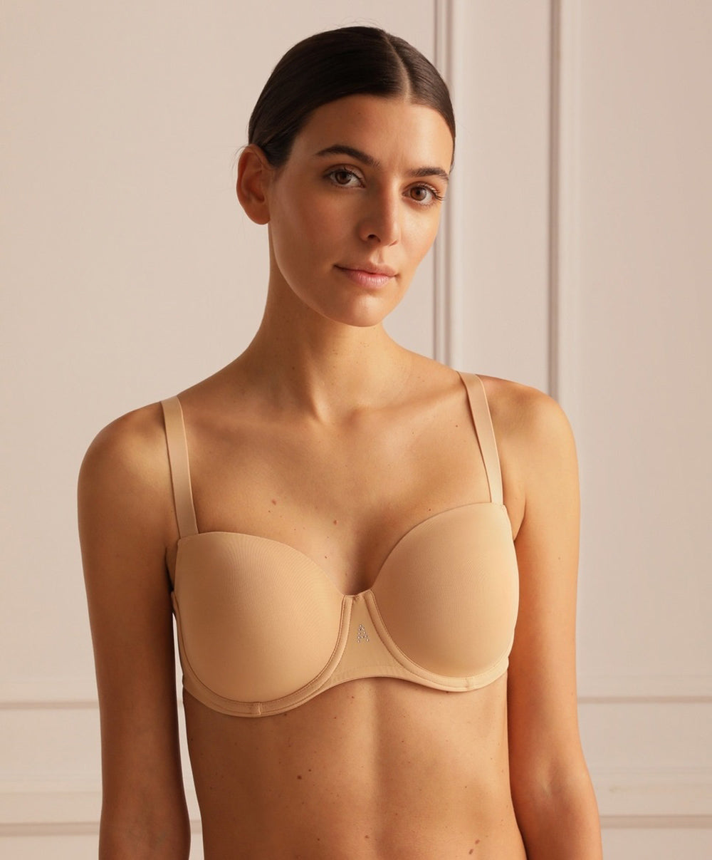 Soutien-gorge coque grande taille Antigel de Lise Charmel Culte Beauté skin rosé FCH8066-SR