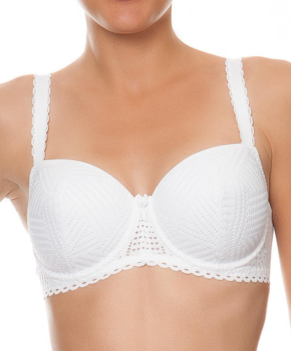 Soutien-gorge coque grande taille Antigel de Lise Charmel Tressage Graphic blanc FCC3837-TB