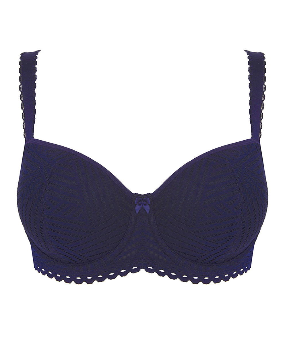 Soutien-gorge coque grande taille Antigel de Lise Charmel Tressage Graphic marine FCC3837-TM