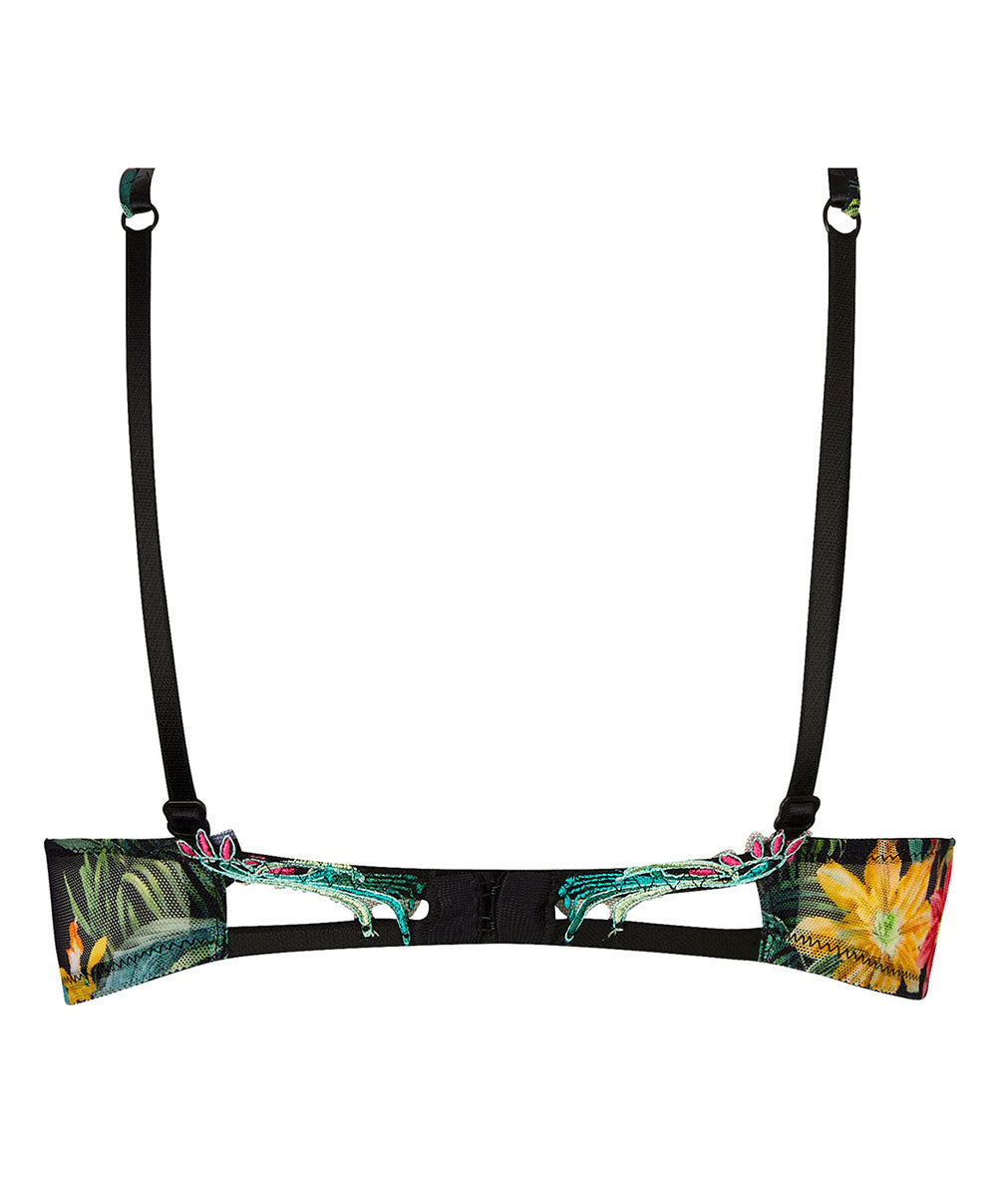 Soutien-gorge coque moulé Lise Charmel Fleurs Étoiles éclat étoile (noir et multicolore) ACH8596-EE