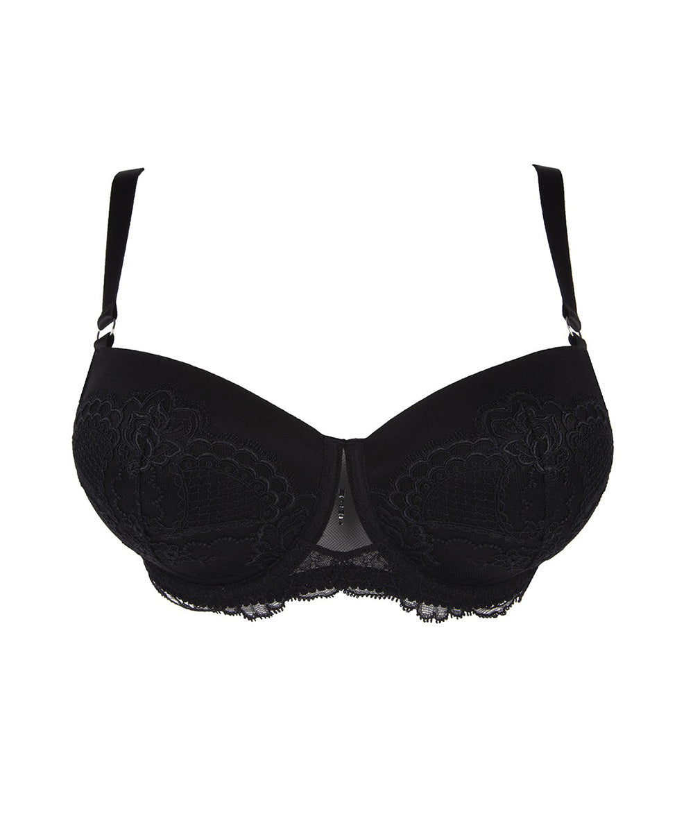 Soutien-gorge coque grande taille Lise Charmel Sublime en Dentelle noir ACH3813-NO 10