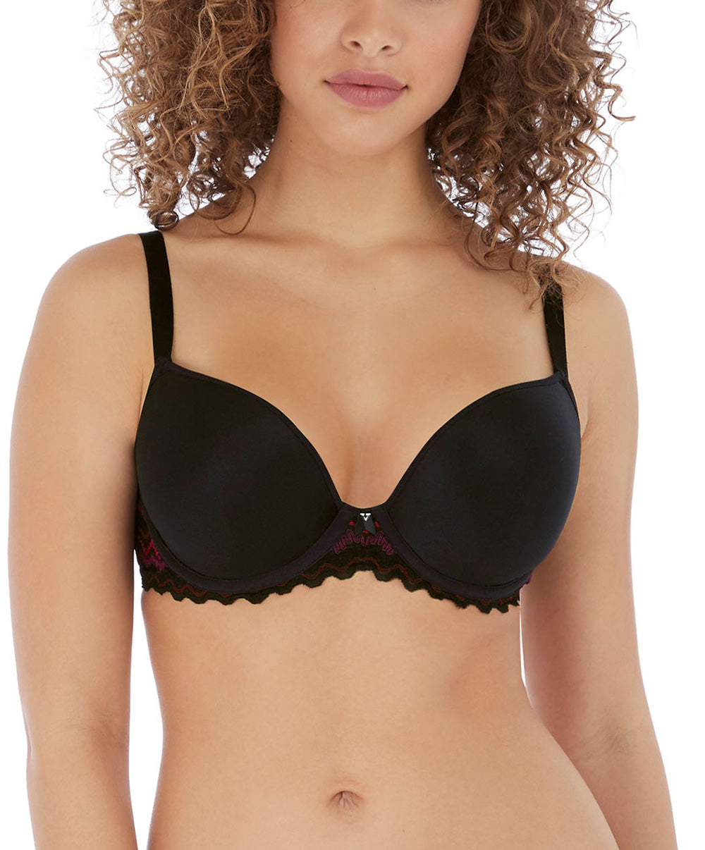 Soutien-gorge coque moulé armatures Freya Festival Vibe noir AA5620-BLK