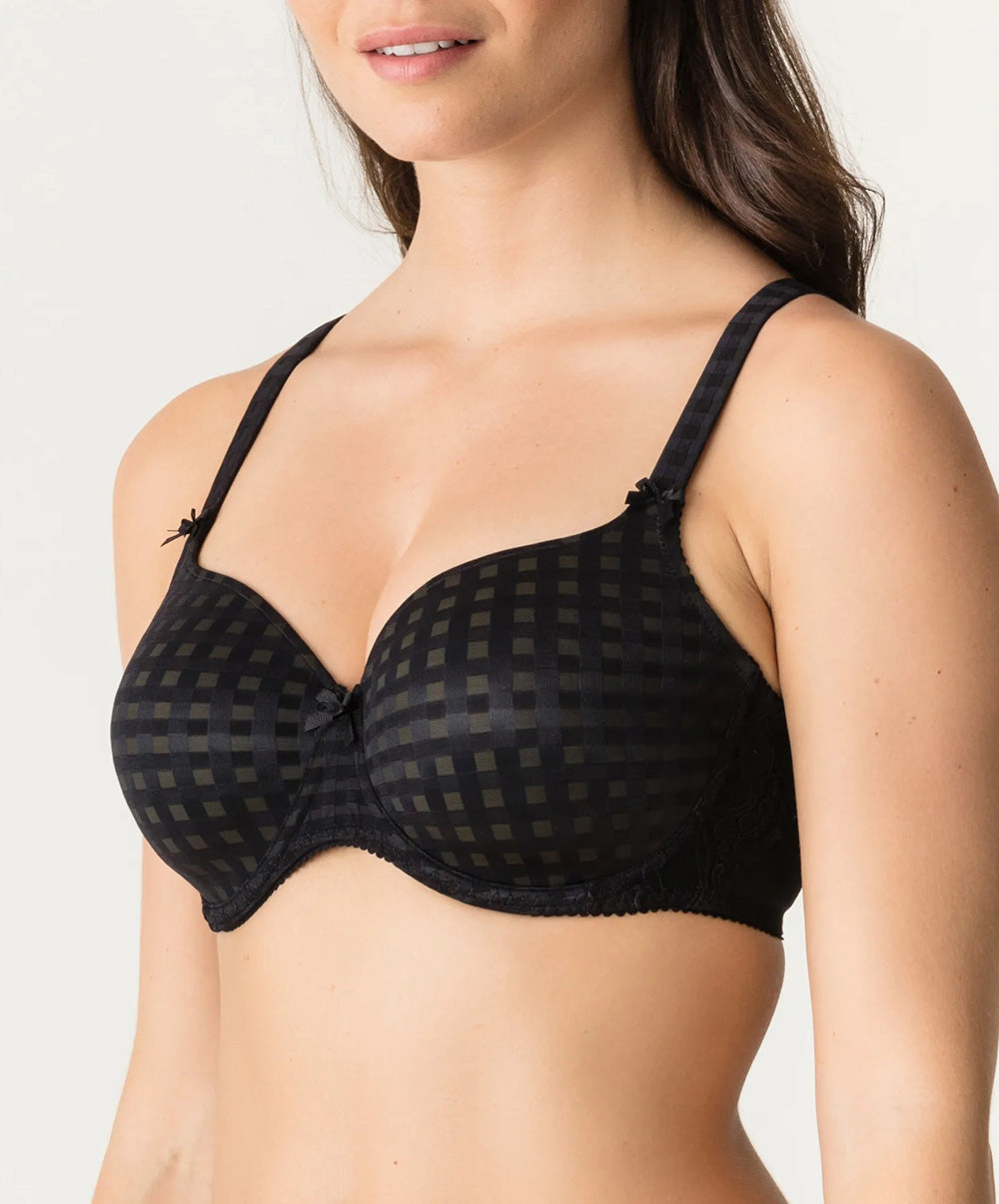 Soutien-gorge coque rembourré décolleté cœur PrimaDonna Madison noir 0262120-0262121-ZWA