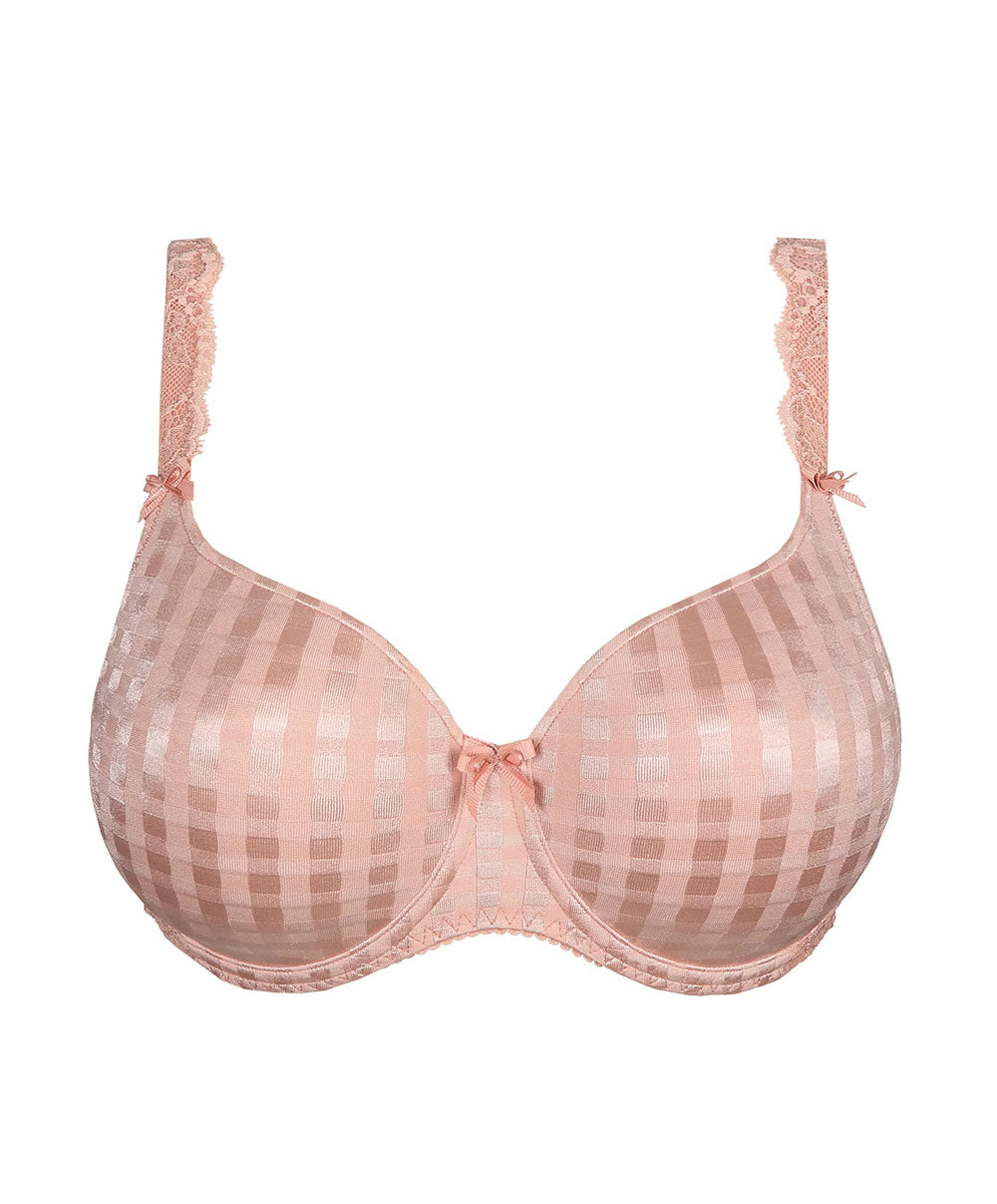 Soutien-gorge armatures emboitant 3 parties dentelle PrimaDonna Madison rose poudré 0162120-0162121-PWD