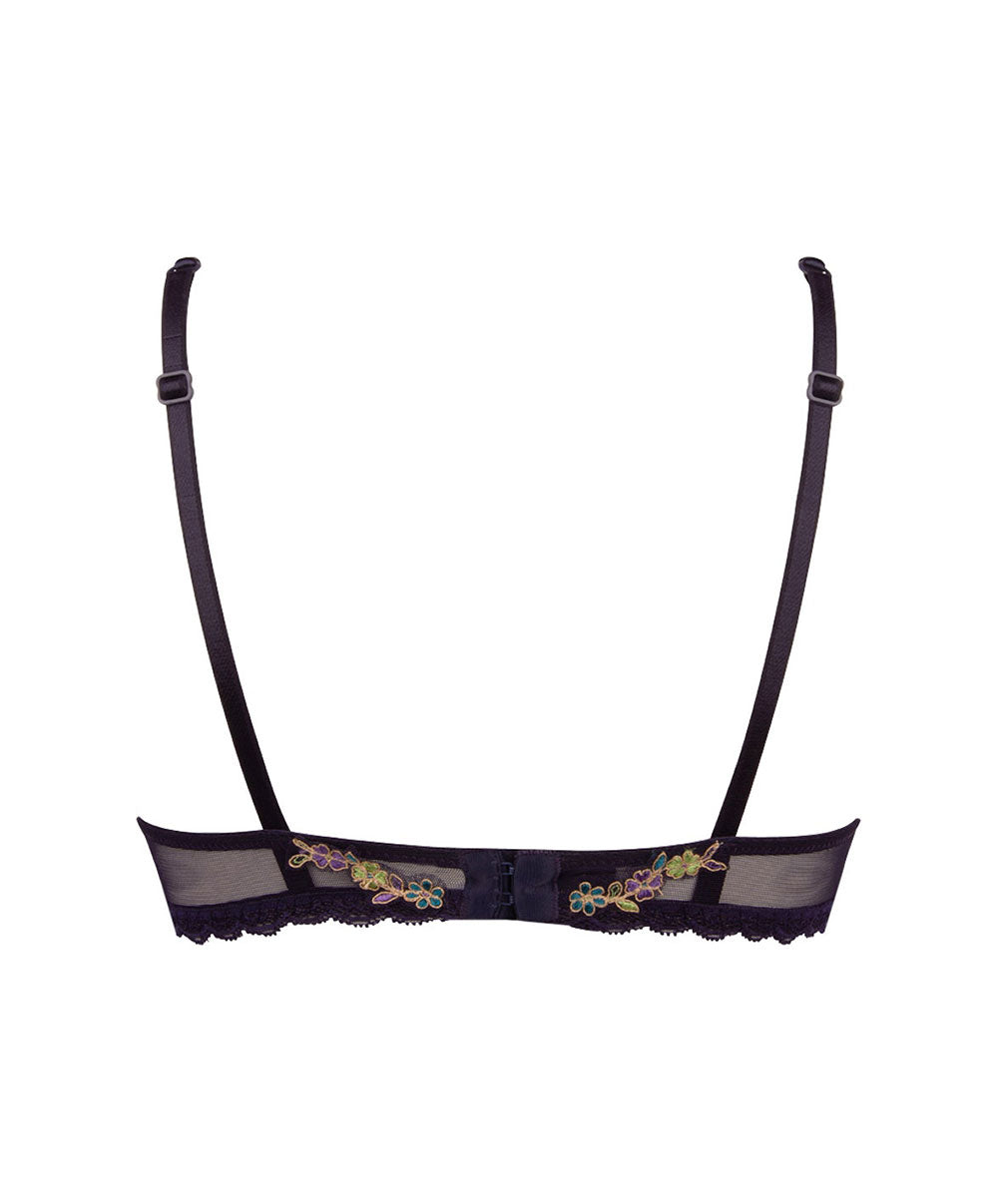 Soutien-gorge corbeille Lise Charmel Dentelle Cashmer emaux cashmer (=prune) ACH3051-EC