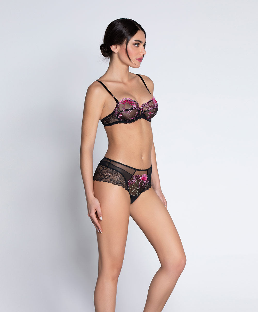 Soutien-gorge corbeille Lise Charmel Floraison Passion safran rose ACH3086-SR