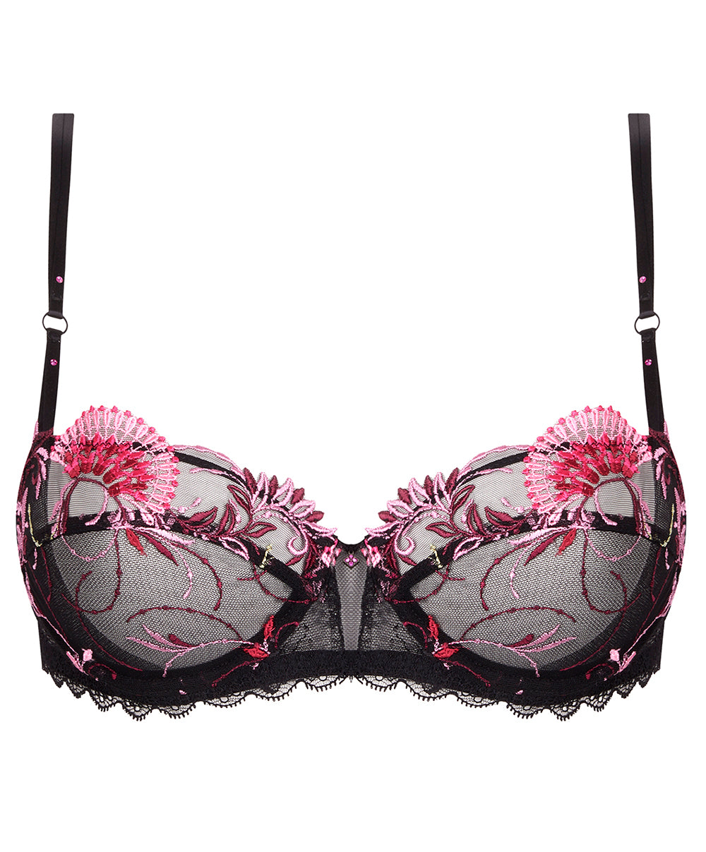 Soutien-gorge corbeille Lise Charmel Floraison Passion safran rose ACH3086-SR
