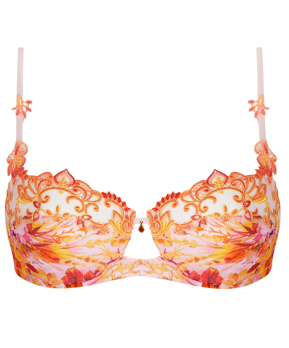 Soutien-gorge corbeille Lise Charmel Jardins de Lumière bouquet multicolore ACH3049-BL