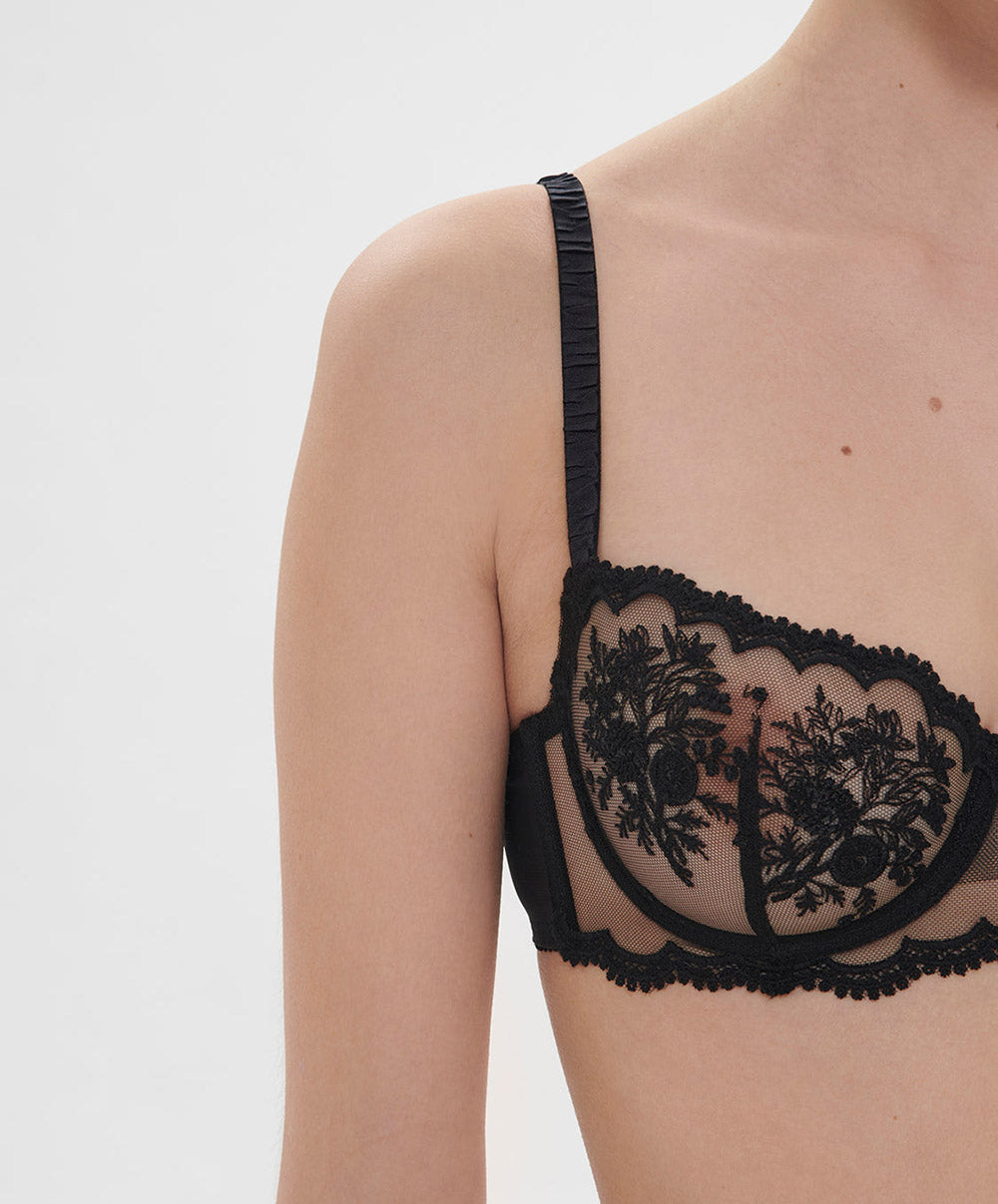 Soutien-gorge corbeille Simone Pérèle Intrigue noir 1E2330-015