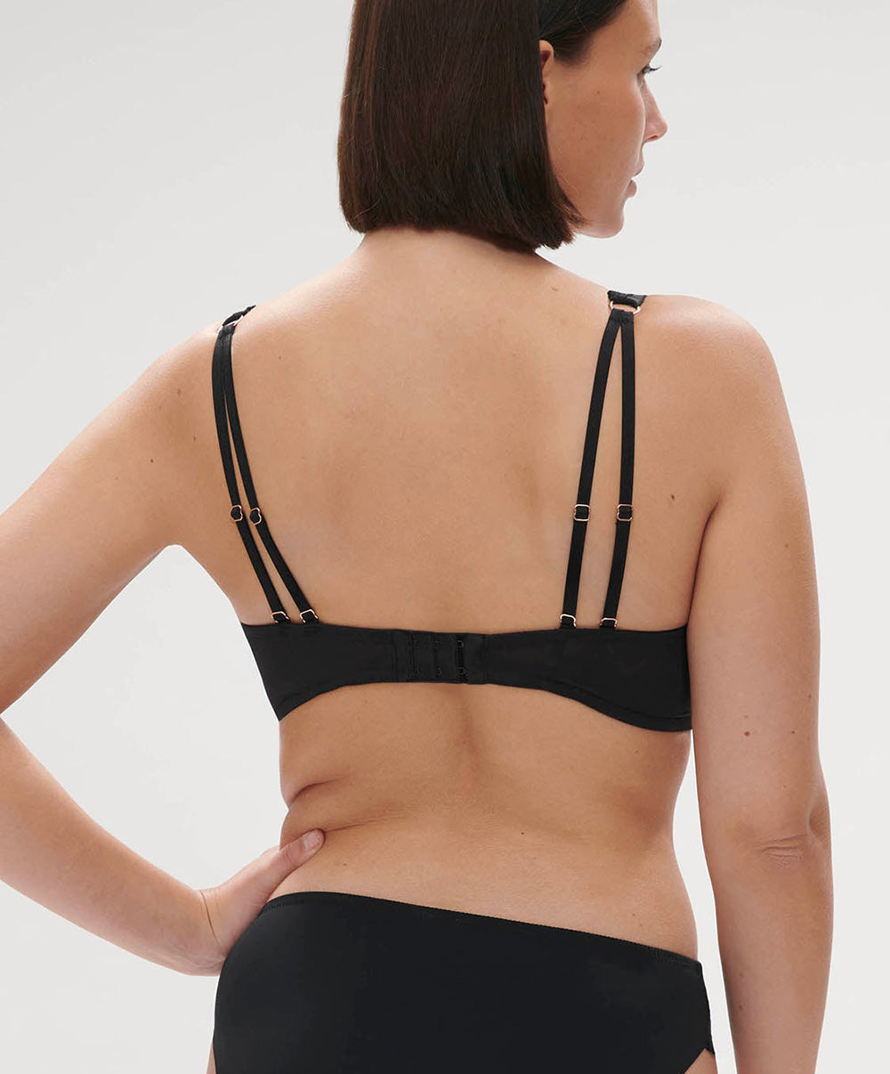 Soutien-gorge corbeille effet bustier Simone Pérèle Mystic noir 1D3330-015