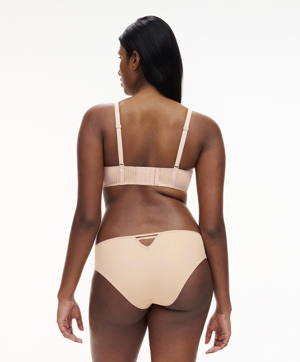 Soutien-gorge corbeille armature Chantelle Spice clay nude noir C22BM5-0JK