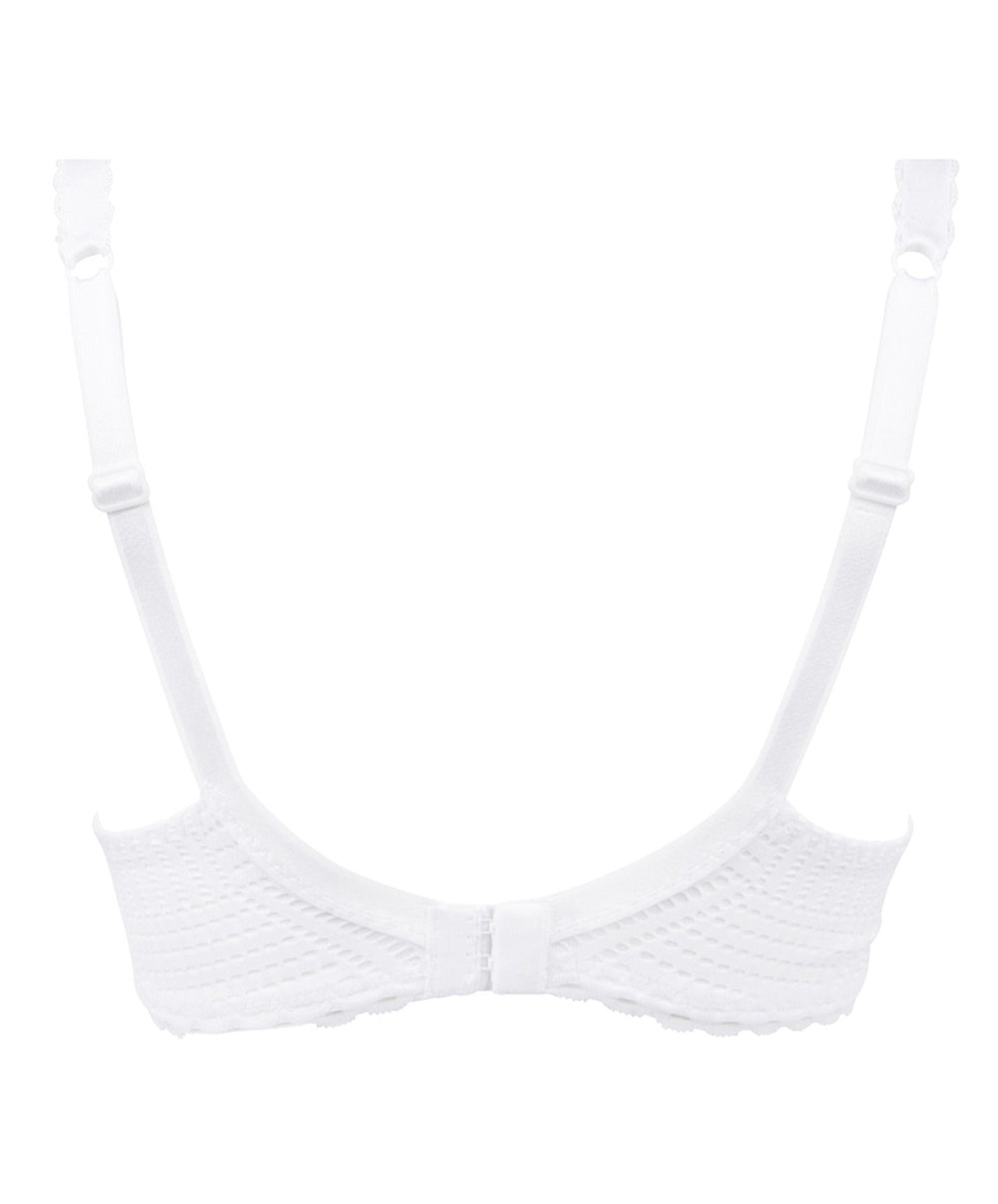 Soutien-gorge corbeille bonnets profonds "Fitting" Antigel de Lise Charmel Tressage Graphic blanc FCC2837-TB