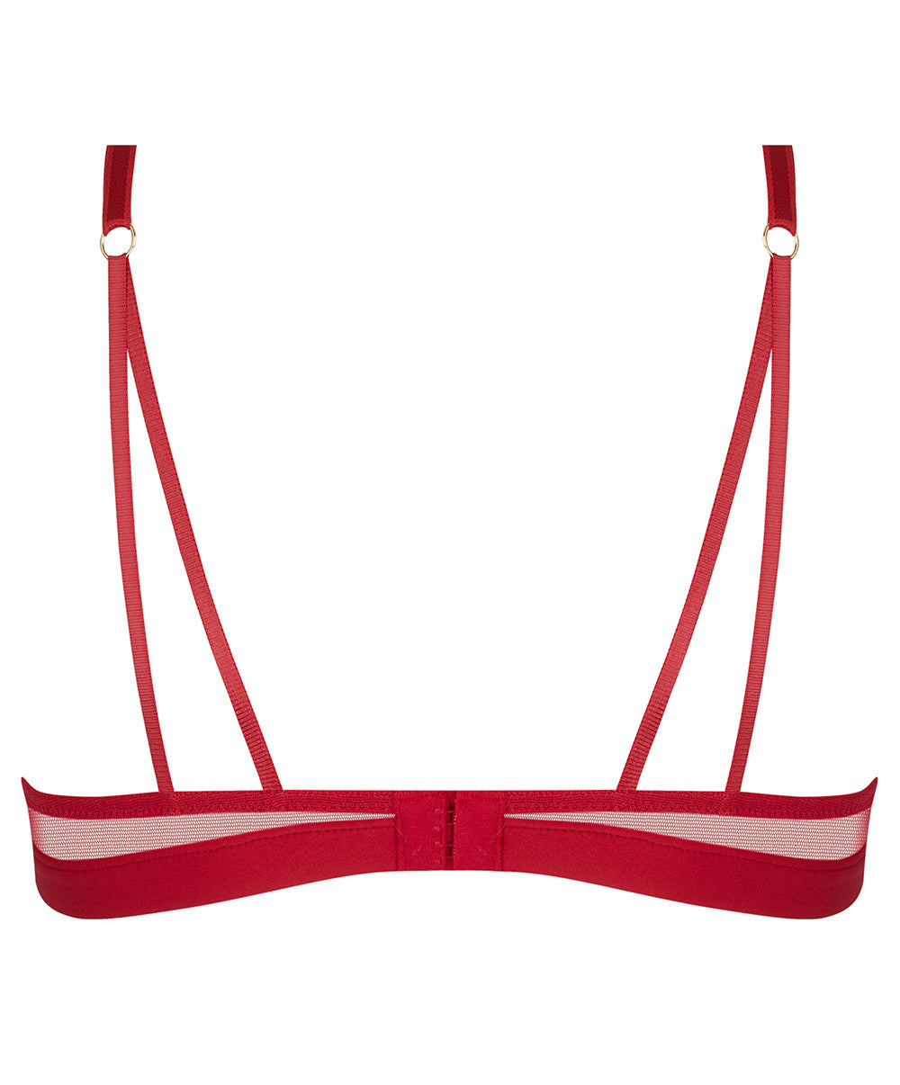 Soutien-gorge corbeille couture verticale Lise Charmel Adorable en Sexy rouge effusion ACH3485-RE