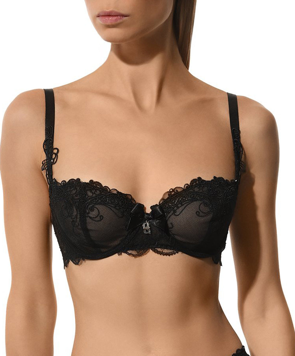 Soutien-gorge corbeille couture verticale Lise Charmel Soir de Venise noir ACA3403-ND