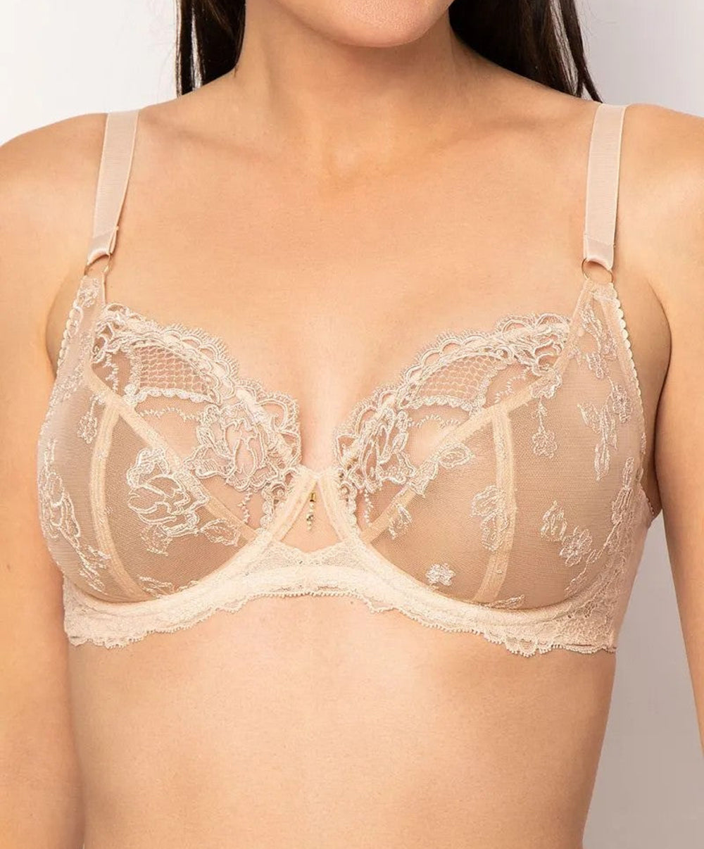 Soutien-gorge corbeille grand taille Lise Charmel Sublime en Dentelle nude sublime ACH2813-NS