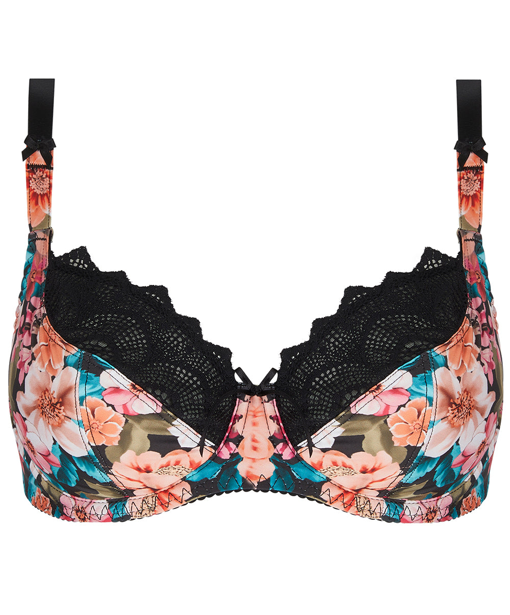 Soutien-gorge corbeille bonnets profonds Antigel de Lise Charmel Parfum de Kerala bain de fleurs FCJ2854-BF