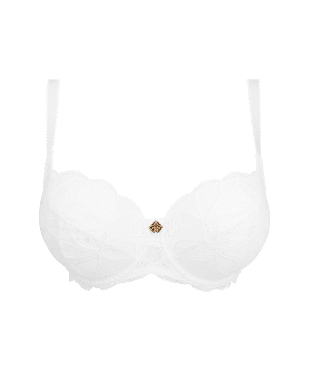 Soutien-gorge corbeille bonnets profonds Antigel de Lise Charmel Stricto Sensuelle blanc FCH2817-BL