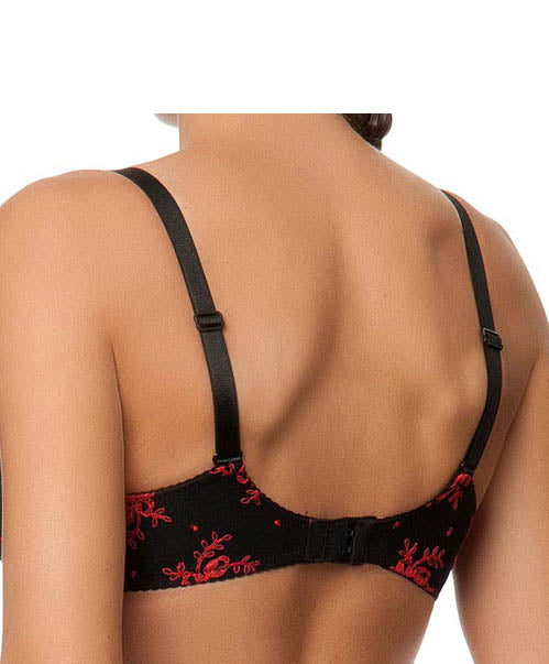 Soutien-gorge corbeille fitting Chic magnétique Nuit amarante Éprise de Lise Charmel BCG2805-NT