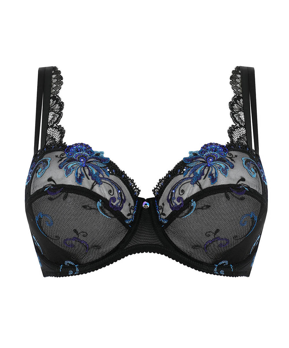 Soutien-gorge corbeille 3/4 Distinction Nuit saphir Éprise de Lise Charmel BCG3008-NS