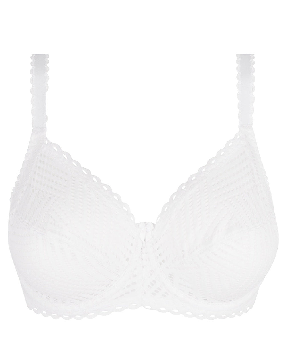 Soutien-gorge couvrant grande taille "Bien-être" Antigel de Lise Charmel Tressage Graphic blanc FCC6137-TB