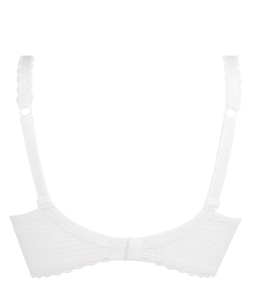 Soutien-gorge couvrant grande taille "Bien-être" Antigel de Lise Charmel Tressage Graphic blanc FCC6137-TB