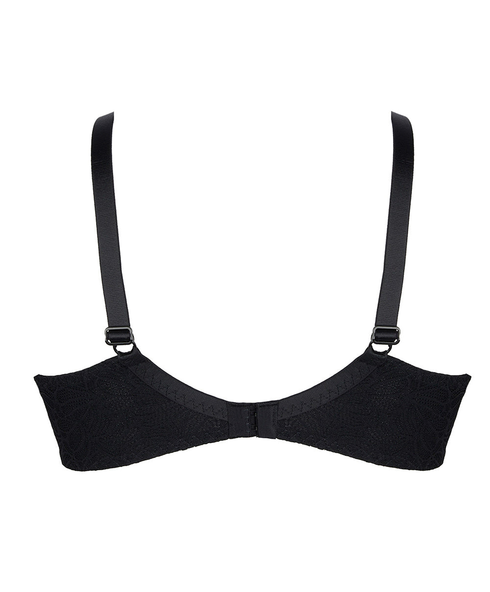 Soutien-gorge couvrant grande taille armature "Bien-être" Antigel de Lise Charmel Atelier Séduction noir FCH6157-NO