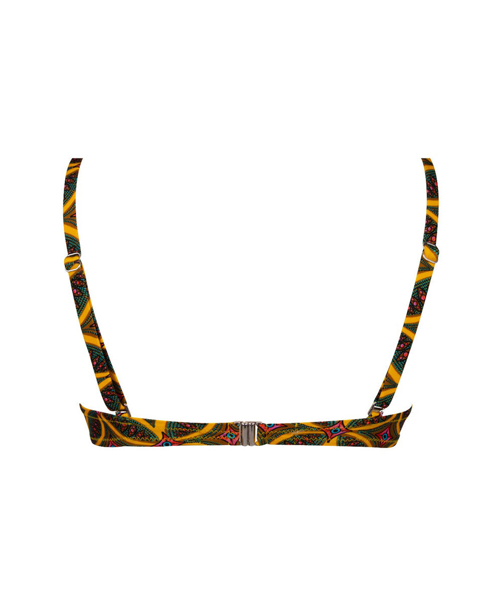 Soutien-gorge de bain coque La Muse Africa jaune Antigel Bain EBB4356-JA