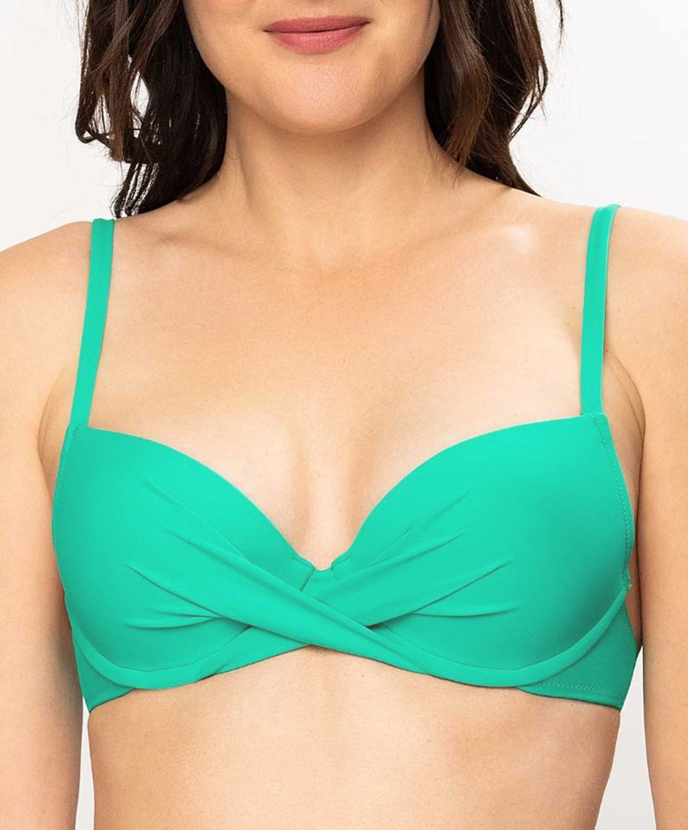 Soutien-gorge de bain coque Antigel Bain La Chiquissima émeraude EBB4314-MD 1