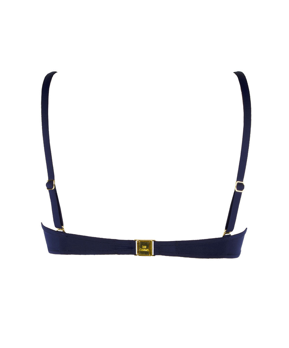 Haut de maillot de bain coque Lise Charmel bain Sublime Drapé marine ABB8050-MP 10