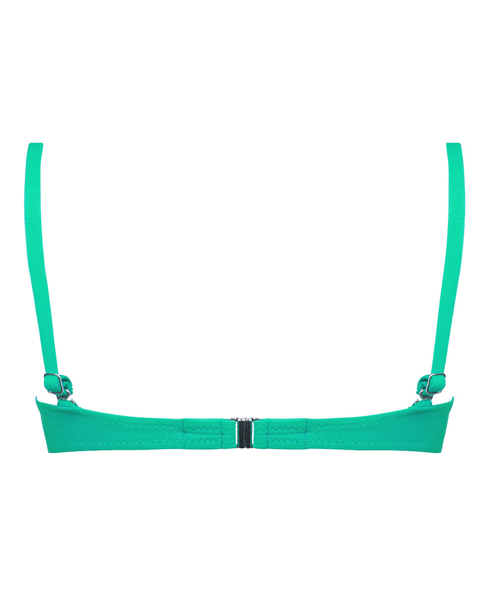 Soutien-gorge de bain coque sans armatures La Chiquissima émeraude Antigel Bain FBB6614-MD 4