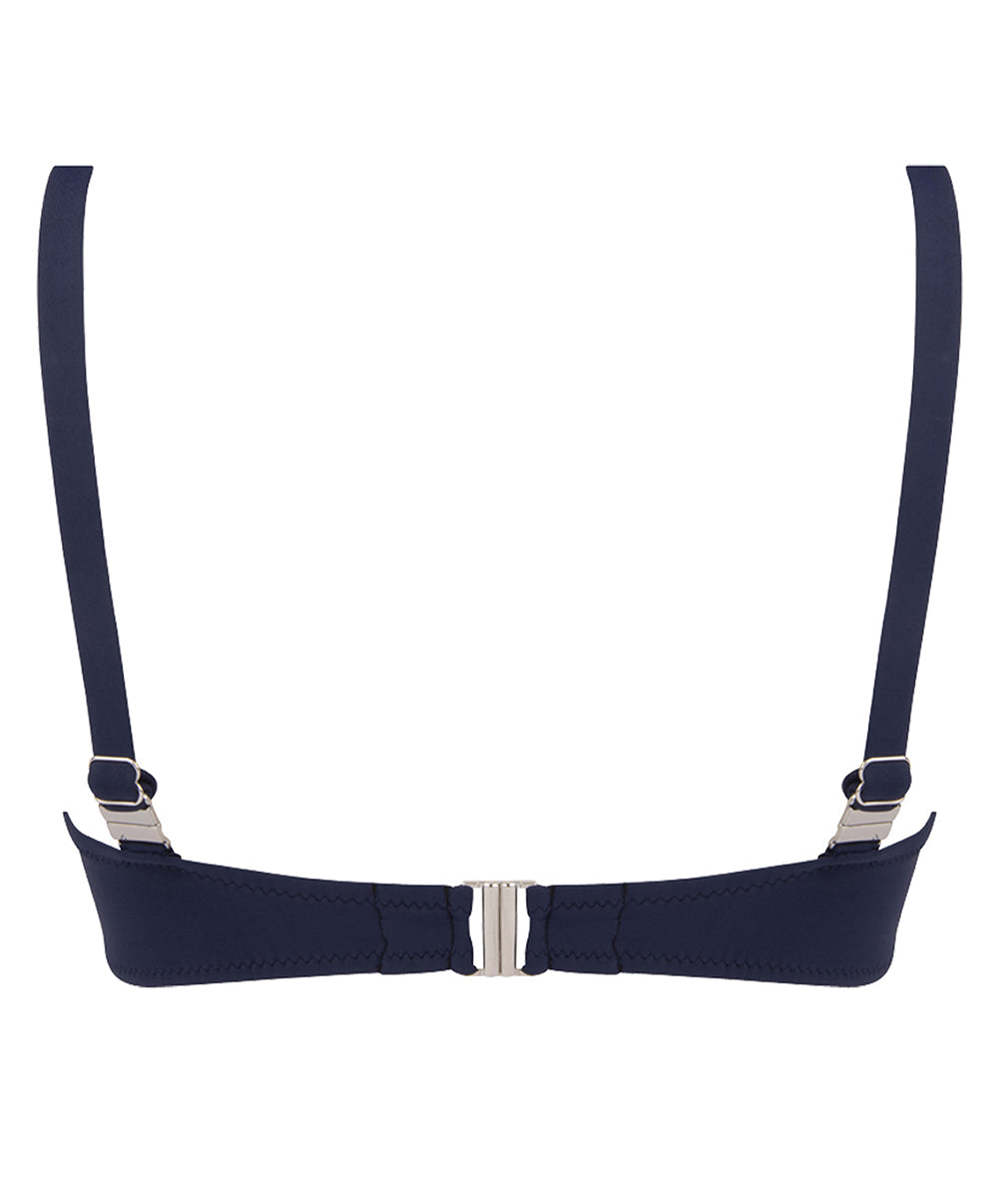 Soutien-gorge de bain coque sans armatures La Chiquissima marine Antigel Bain FBB6614-MM 4