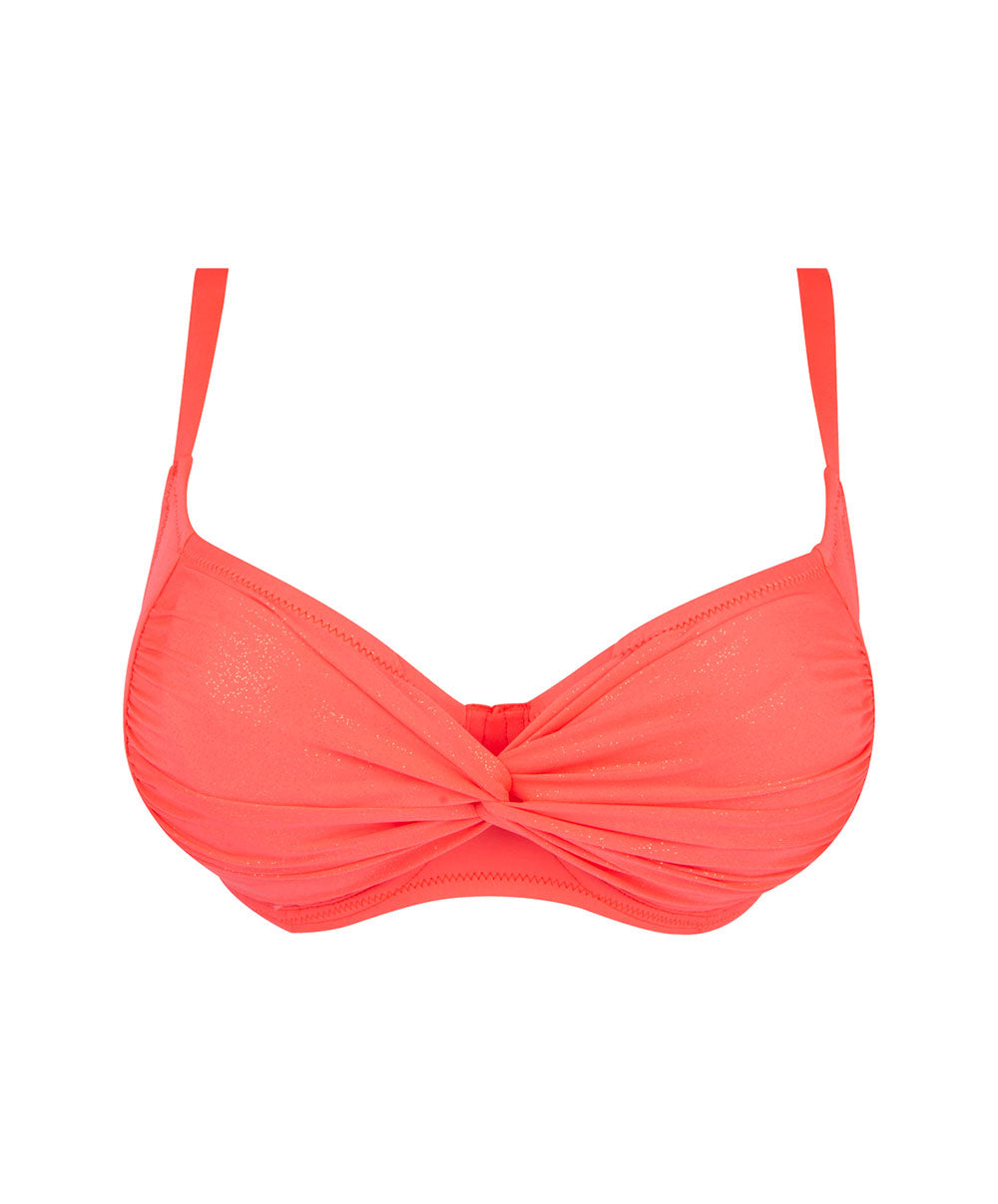 Soutien-gorge de bain corbeille grande taille La Starlette star corail Antigel Bain FBB3505-SC 10