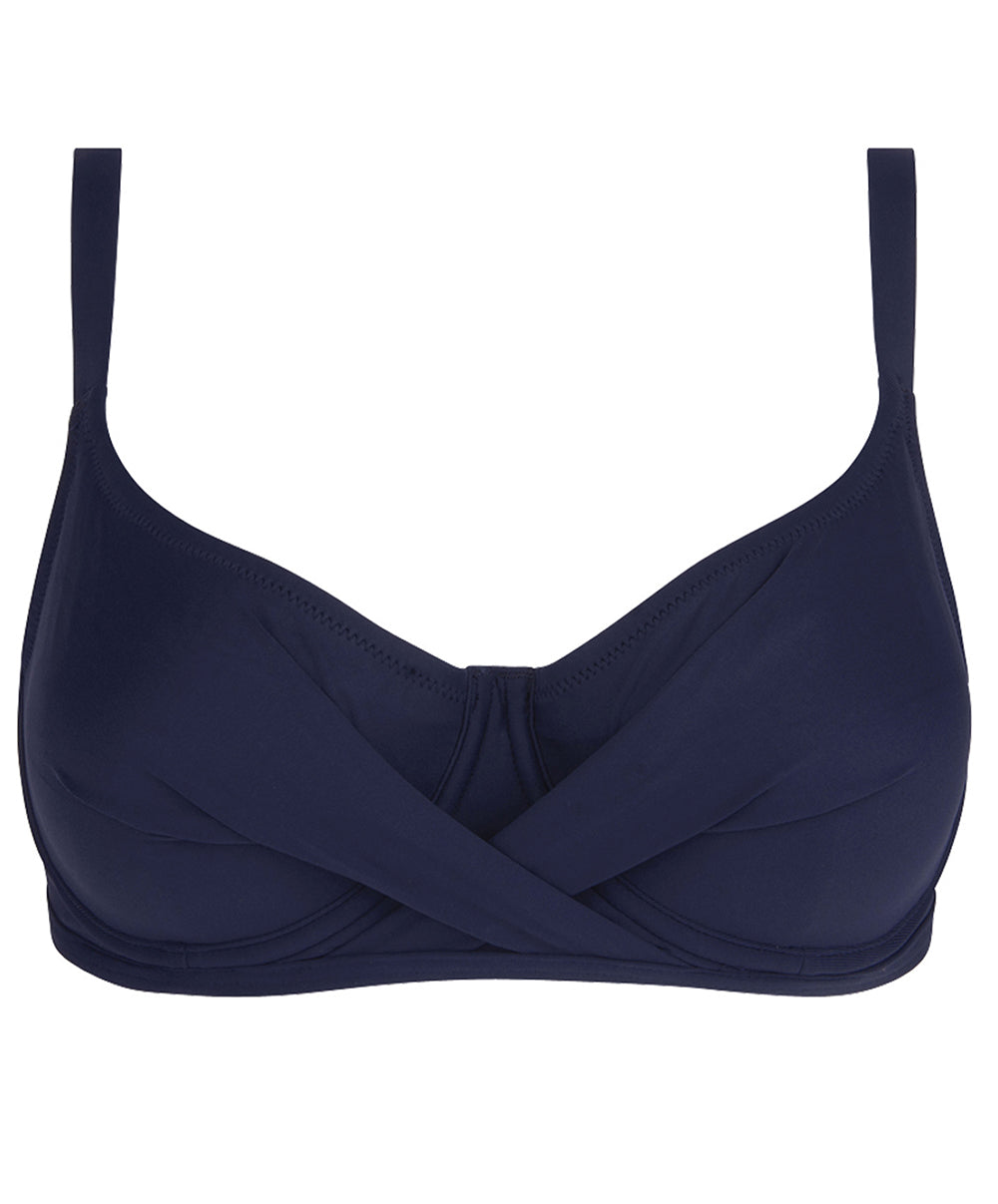 Soutien-gorge de bain corbeille grande taille La Chiquissima marine Antigel Bain FBB3514-MM 1