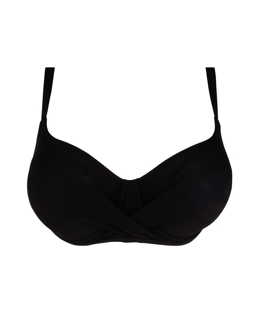 Soutien-gorge de bain corbeille grande taille La Chiquissima noir Antigel Bain FBB3514-NO 5