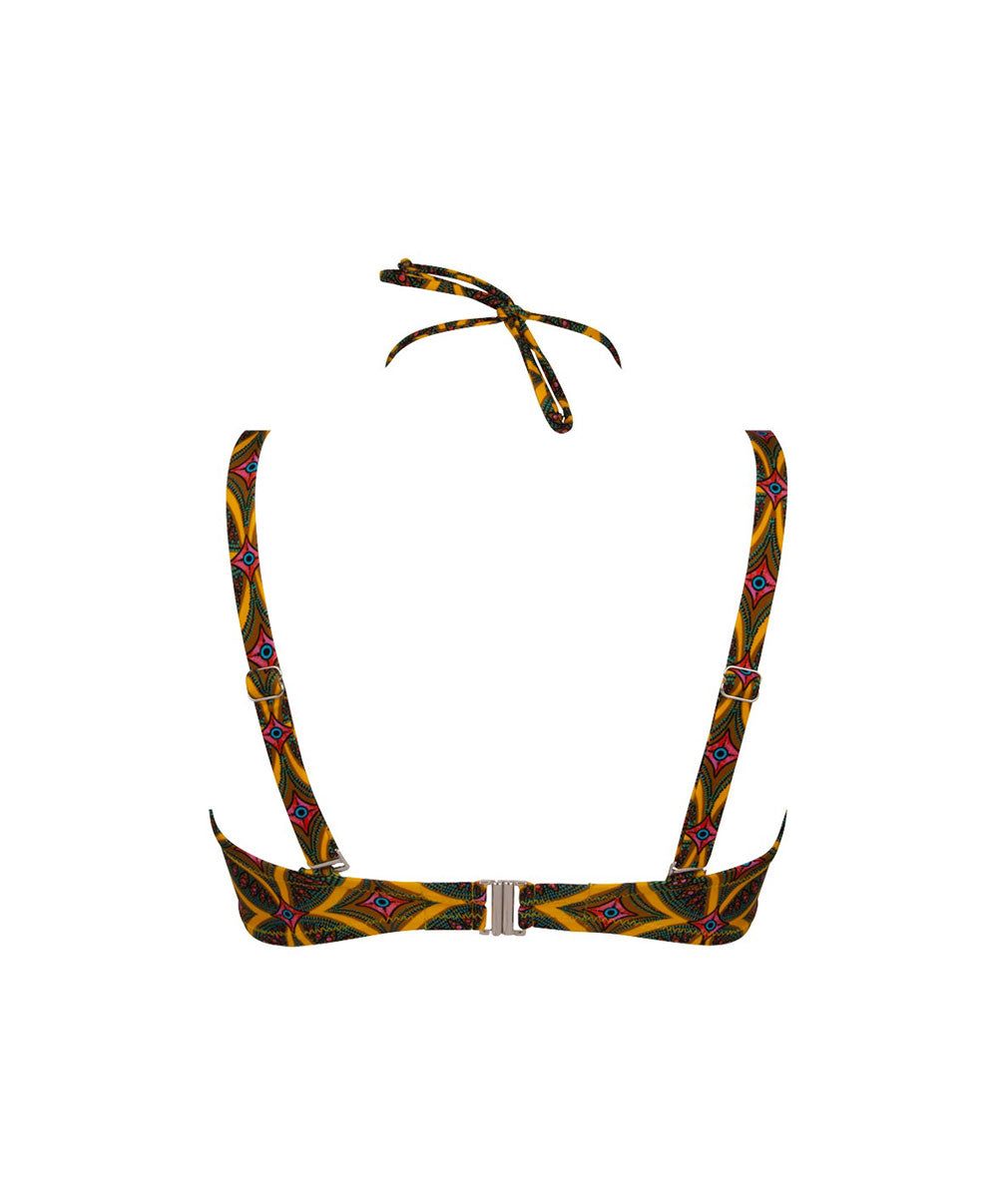 Soutien-gorge de bain souple bandeau La Muse Africa jaune Antigel Bain FBB7456-JA