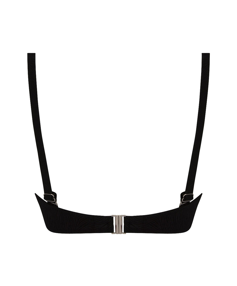 Soutien-gorge de bain souple bandeau La Muse des Vagues noir Antigel Bain FBB7426-NO 10