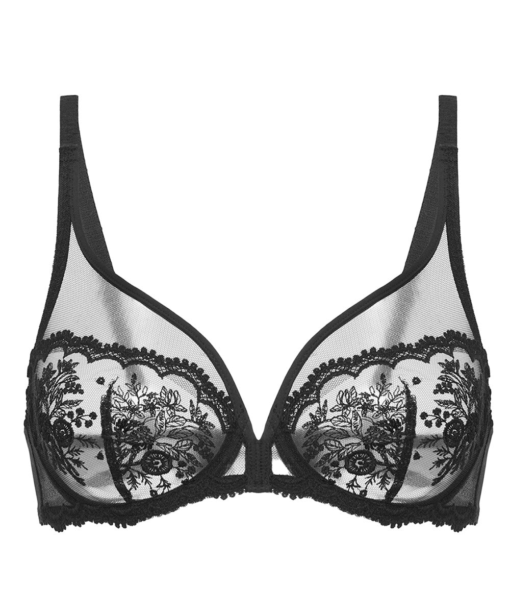 Soutien-gorge décolleté plongeant à armatures Simone Pérèle Intrigue noir 1E2319-015